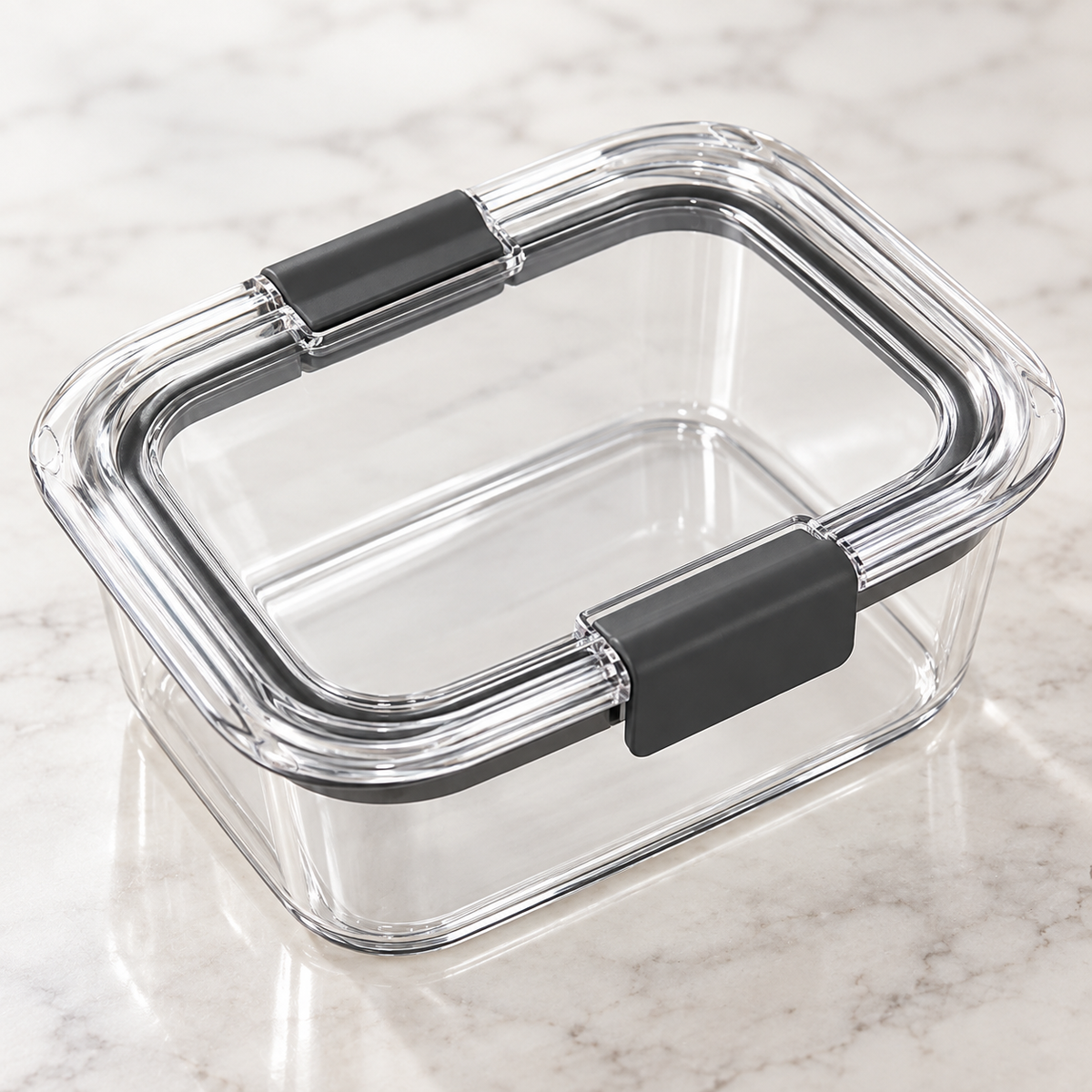 Rubbermaid Brilliance 3.2-cup set of five — Lid / Latch / Seal