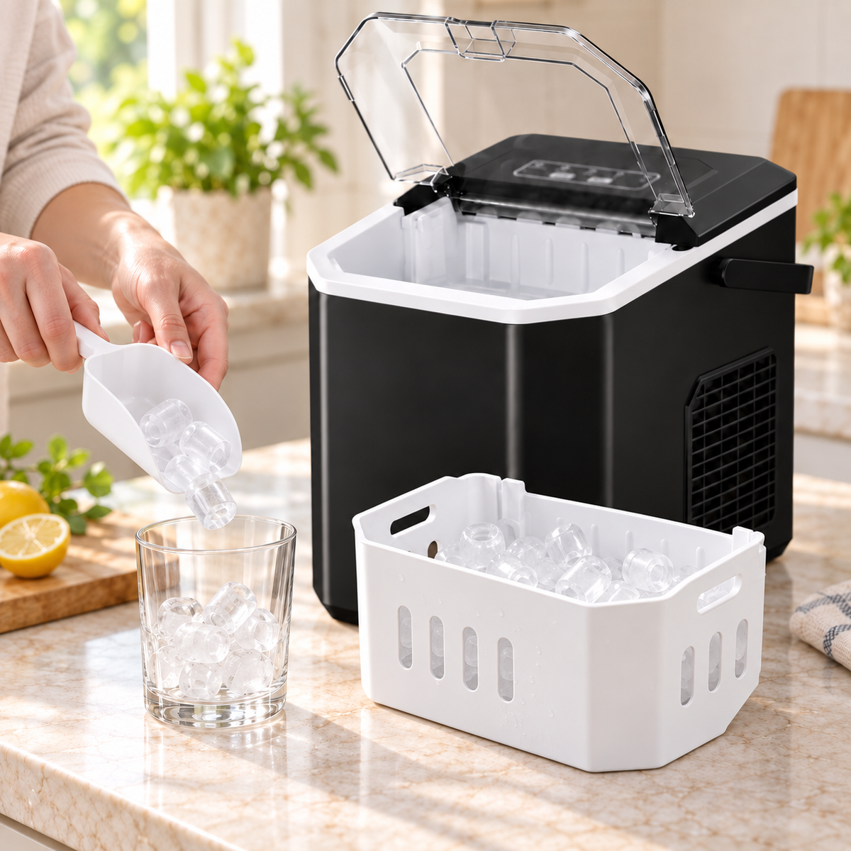 Silonn SLIM21B, Black — Ice Serving