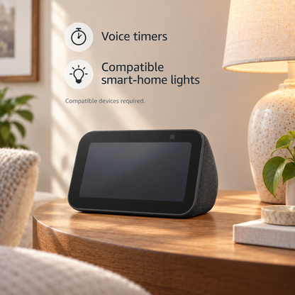 Echo Show 5 (3rd Gen, Charcoal) — Daily Functions